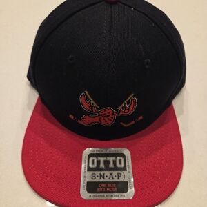 Black and Red Snapback Cap